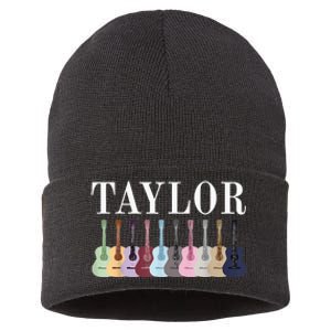 Taylor Personalized Name I Love Taylor Sustainable Knit Beanie