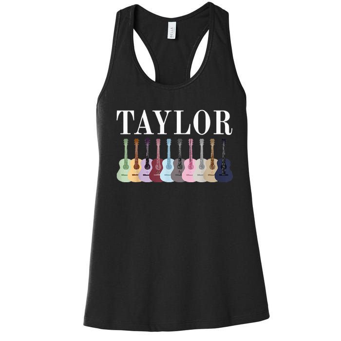 Taylor Personalized Name I Love Taylor Women's Racerback Tank