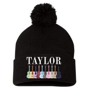 Taylor Personalized Name I Love Taylor Pom Pom 12in Knit Beanie