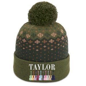 Taylor Personalized Name I Love Taylor The Baniff Cuffed Pom Beanie