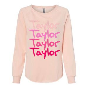 T.aylor Personalized Name Womens California Wash Sweatshirt