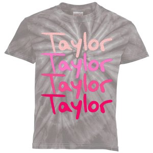 T.aylor Personalized Name Kids Tie-Dye T-Shirt