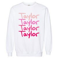 T.aylor Personalized Name Garment-Dyed Sweatshirt