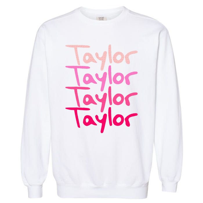 T.aylor Personalized Name Garment-Dyed Sweatshirt