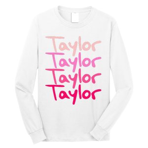 T.aylor Personalized Name Long Sleeve Shirt