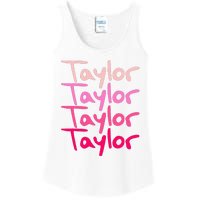 T.aylor Personalized Name Ladies Essential Tank