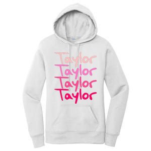 T.aylor Personalized Name Women's Pullover Hoodie