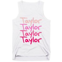 T.aylor Personalized Name Tank Top