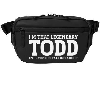 Todd Personal Name First Name Funny Todd Crossbody Pack