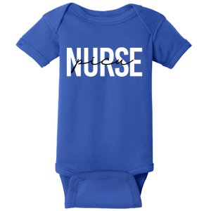 Trendy Picu Nurse Grey Crewneck Cute Gift Baby Bodysuit