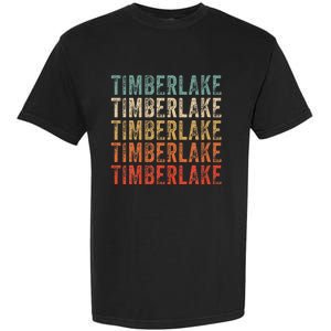 Timberlake Personalized Name I Love Timberlake Garment-Dyed Heavyweight T-Shirt