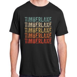 Timberlake Personalized Name I Love Timberlake Adult ChromaSoft Performance T-Shirt