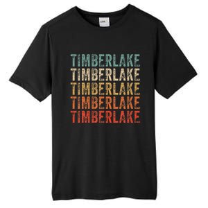 Timberlake Personalized Name I Love Timberlake Tall Fusion ChromaSoft Performance T-Shirt