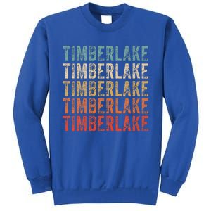 Timberlake Personalized Name I Love Timberlake Sweatshirt