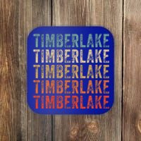 Timberlake Personalized Name I Love Timberlake Coaster