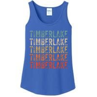 Timberlake Personalized Name I Love Timberlake Ladies Essential Tank