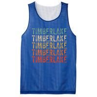 Timberlake Personalized Name I Love Timberlake Mesh Reversible Basketball Jersey Tank