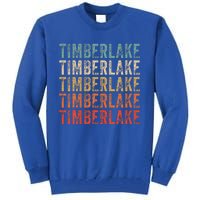 Timberlake Personalized Name I Love Timberlake Tall Sweatshirt