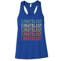 Timberlake Personalized Name I Love Timberlake Women's Racerback Tank