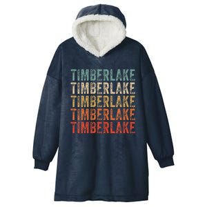 Timberlake Personalized Name I Love Timberlake Hooded Wearable Blanket