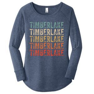 Timberlake Personalized Name I Love Timberlake Women's Perfect Tri Tunic Long Sleeve Shirt