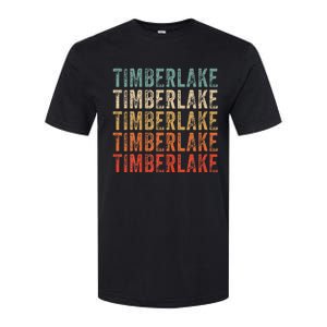 Timberlake Personalized Name I Love Timberlake Softstyle CVC T-Shirt