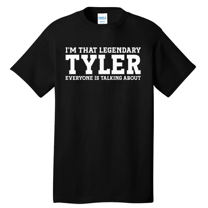 Tyler Personal Name Funny Tyler Tall T-Shirt