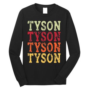 Tyson Personalized Name Retro 2024 Long Sleeve Shirt