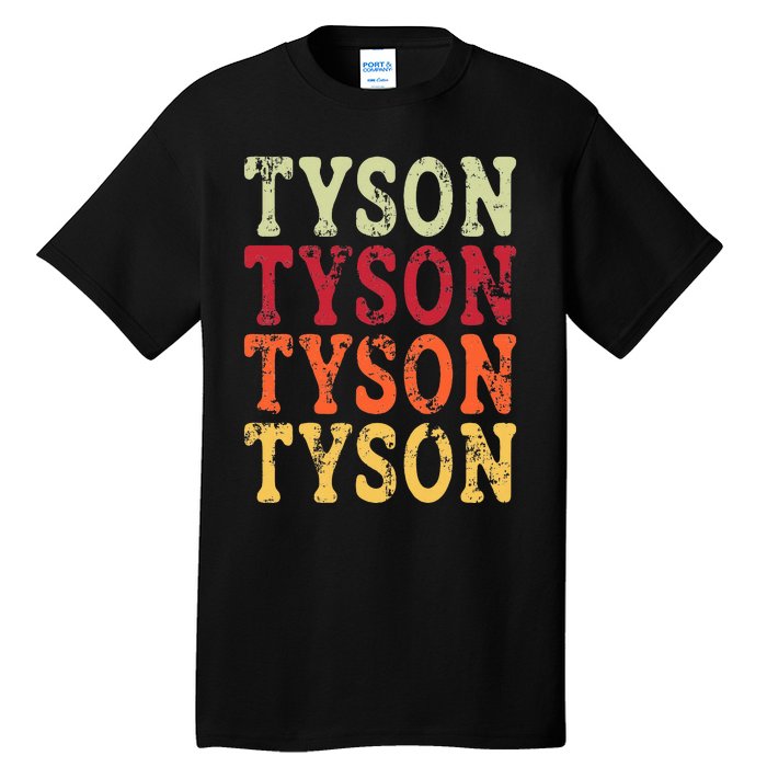 Tyson Personalized Name Retro 2024 Tall T-Shirt