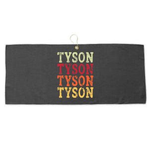 Tyson Personalized Name Retro 2024 Large Microfiber Waffle Golf Towel