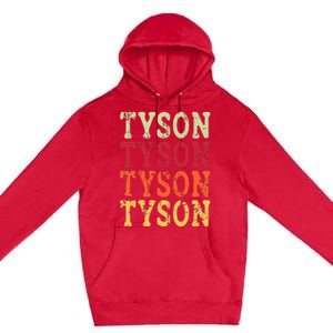 Tyson Personalized Name Retro 2024 Premium Pullover Hoodie