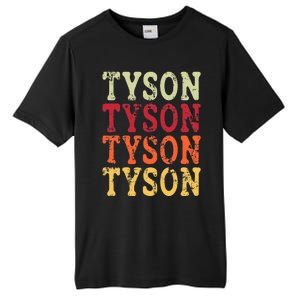 Tyson Personalized Name Retro 2024 Tall Fusion ChromaSoft Performance T-Shirt