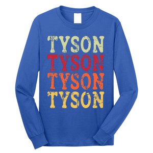 Tyson Personalized Name Retro 2024 Long Sleeve Shirt