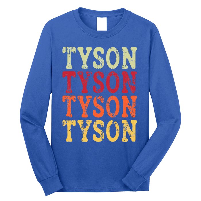 Tyson Personalized Name Retro 2024 Long Sleeve Shirt