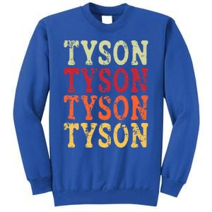 Tyson Personalized Name Retro 2024 Tall Sweatshirt