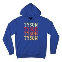 Tyson Personalized Name Retro 2024 Tall Hoodie