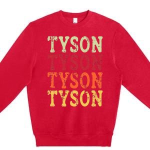 Tyson Personalized Name Retro 2024 Premium Crewneck Sweatshirt