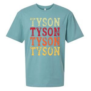 Tyson Personalized Name Retro 2024 Sueded Cloud Jersey T-Shirt