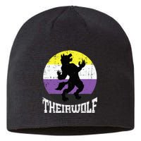 Theirwolf Pride Non Binary Enby Nb Flag Lgbtq Sustainable Beanie