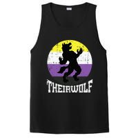 Theirwolf Pride Non Binary Enby Nb Flag Lgbtq PosiCharge Competitor Tank