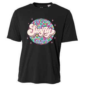 Taylor Personalized Name I Love Taylor Girl Groovy 70s Disco Cooling Performance Crew T-Shirt