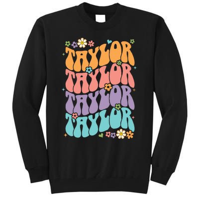 T.aylor Personal Name First Name Funny T.aylor Tall Sweatshirt