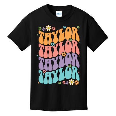 T.aylor Personal Name First Name Funny T.aylor Kids T-Shirt