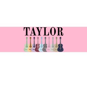 Taylor Personalized Name I Love Taylor Girl Groovy 70S Bumper Sticker