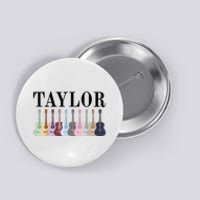 Taylor Personalized Name I Love Taylor Girl Groovy 70S Button