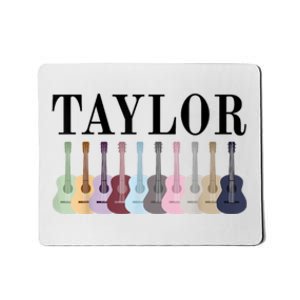 Taylor Personalized Name I Love Taylor Girl Groovy 70S Mousepad