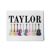 Taylor Personalized Name I Love Taylor Girl Groovy 70S Mousepad