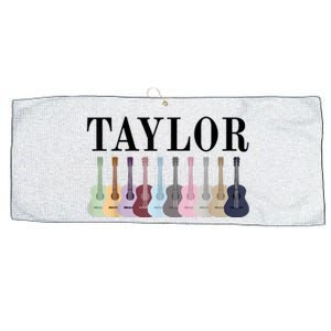 Taylor Personalized Name I Love Taylor Girl Groovy 70S Large Microfiber Waffle Golf Towel