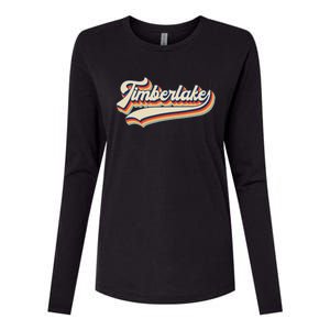 Timberlake Personalized Name I Love Timberlake Womens Cotton Relaxed Long Sleeve T-Shirt