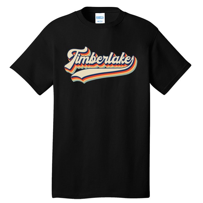 Timberlake Personalized Name I Love Timberlake Tall T-Shirt